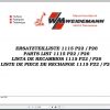 Weidemann Wheel Loader 1115 P22 P26 Spare Part List 1