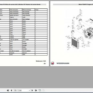 Weidemann Wheel Loader 1240 P26 27 33 34 Spare Part List 3