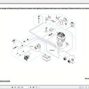 Weidemann Wheel Loader 1360 P33 34 43 45 Spare Part List 2