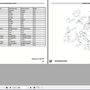 Weidemann Wheel Loader 1490 D70 Spare Parts Catalog Weidemann Wheel Loader 1490 D70 Spare Parts Catalog 2