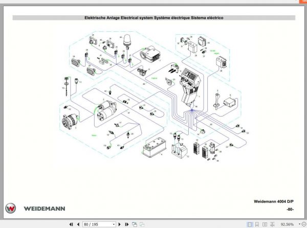 Weidemann Wheel Loader 4004 DP Spare Part List 2