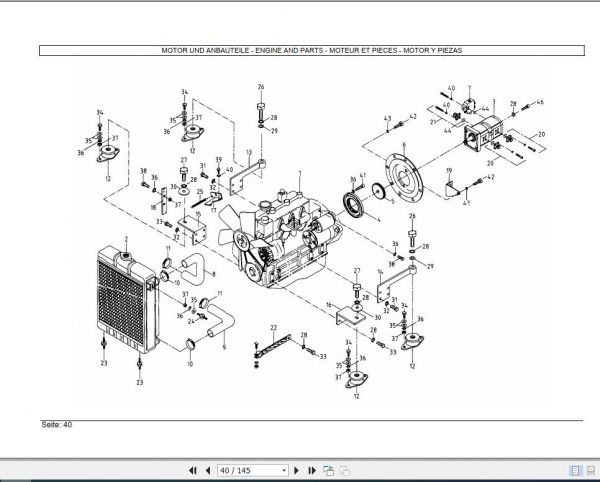 Weidemann Wheel Loader Hoftrac 1015 DP Spare Part List 2