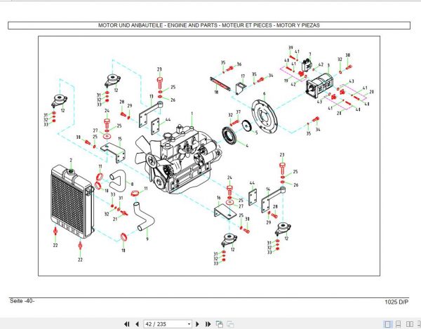 Weidemann Wheel Loader Hoftrac 1025 DP Spare Part List 3