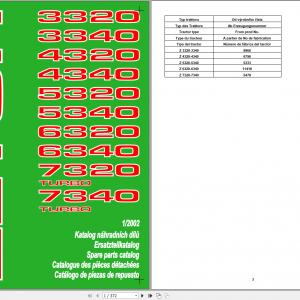 Zetor Tractor Update 2021 Operators Repair Training Manual Spare Part Catalog English CD 3