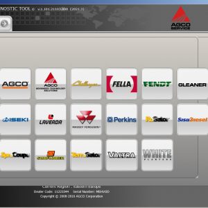 AGCO EDT Electronic Diagnostic Tool V1.101.21103.808 Updated 2021.3 Release 06.2021 Diagnostic Software 1