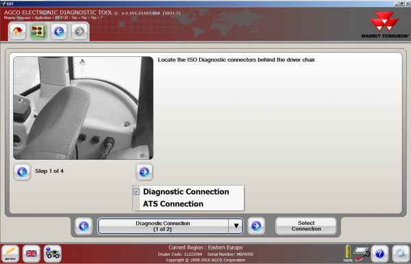 AGCO EDT Electronic Diagnostic Tool V1.101.21103.808 Updated 2021.3 Release 06.2021 Diagnostic Software 3