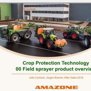 Amazone UX 5201 Super Field Sprayer Service Training PFS S2 UX01 GB 1