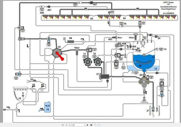 Amazone UX 5201 Super Field Sprayer Service Training PFS S2 UX01 GB 4