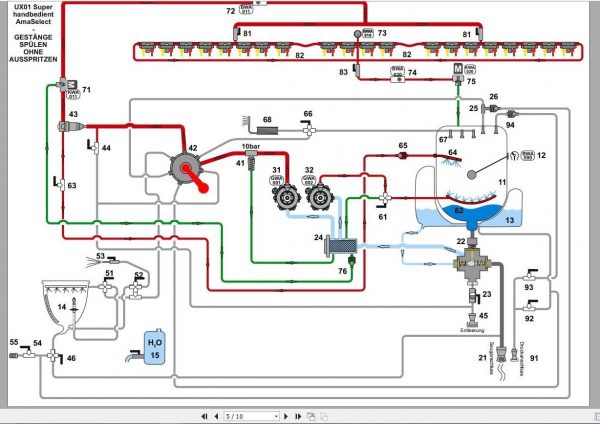 Amazone UX 5201 Super Field Sprayer Service Training PFS S2 UX01 GB 5