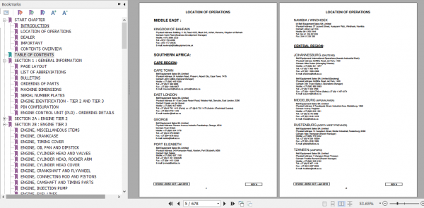 BELL B25D Mk 6.1 Articulated Dump Truck Parts Manual 872262 2