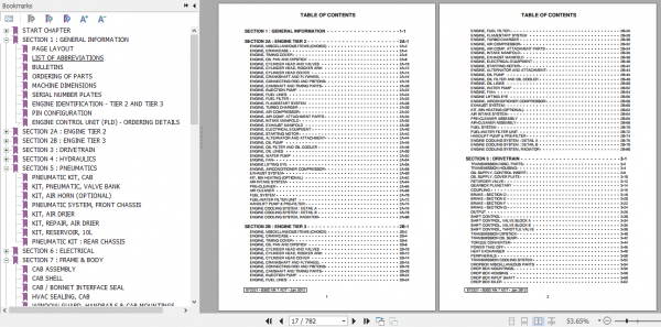 BELL B30D WDB MK7 Articulated Dump Truck Parts Manual 872321 2