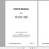 BELL B45D B50D MK 7 Articulated Dump Truck Parts Manual 872311 1