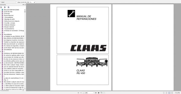 Claas 7.3GB Agricultural Full Models Updated 06.2021 Manuals PDF DVD 8
