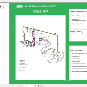 Claas ARES 506 606 Technical System Service Manual EN 1