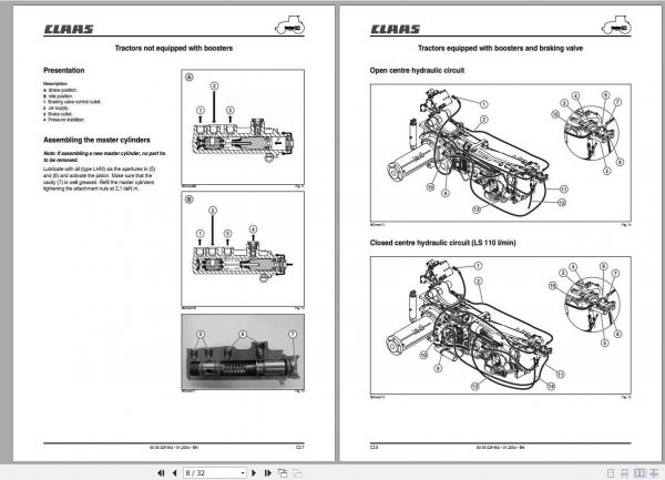 Claas ARES 506 606 Technical System Service Manual EN 3