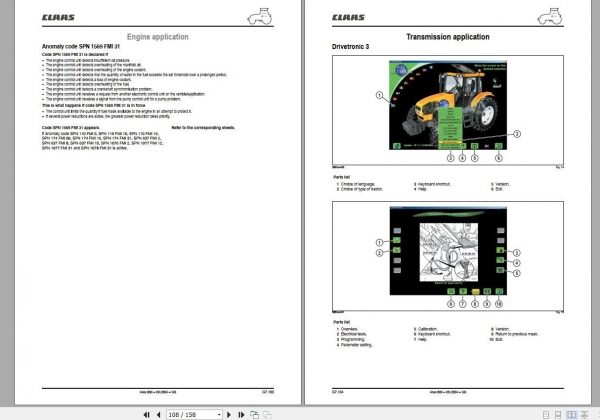 Claas ARES 806 Technical System Service Manual ENFRDE 4