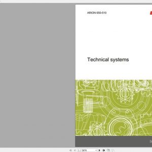 Claas ARION 650 510 Technical System Service Manual EN 1