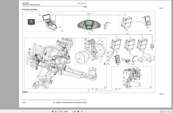 Claas ARION 650 510 Technical System Service Manual EN 3
