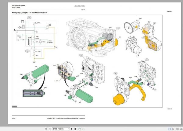 Claas ARION 650 510 Technical System Service Manual EN 4