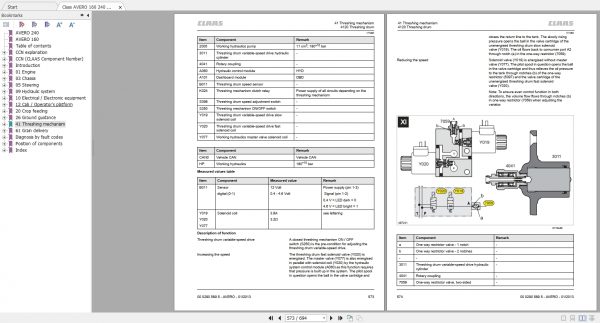 Claas AVERO 160 240 Technical System Service Manual EN 4
