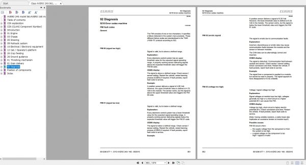 Claas AVERO 240 561 AVERO 160 560 Technical System Service Manual EN 5