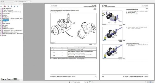 Claas AXION 850 810 Repair Manual EN 3