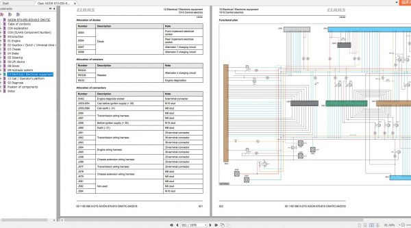 Claas AXION 870 850 830 810 CMATIC Technical System Service Manual EN 4
