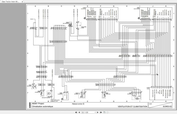 Claas Axion 800 Electrical Diagram FR 2