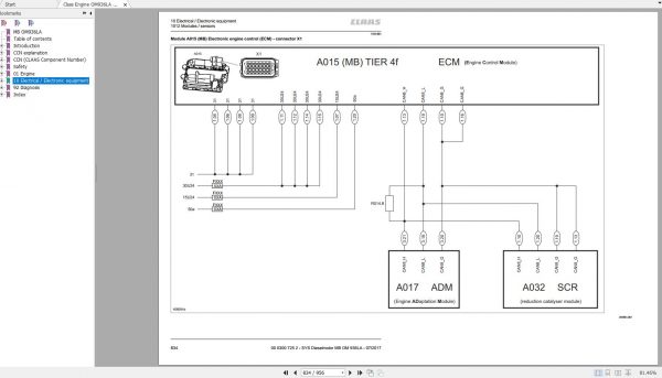 Claas Engine OM936LA Mercedes Benz Technical Systems EN 3
