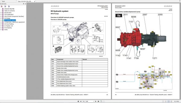 Claas JAGUAR 496498 Level II Service Technical Training Document EN 3