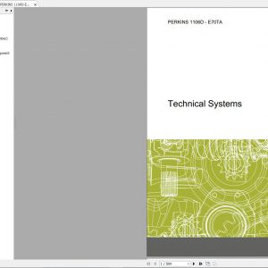 Claas PERKINS 1106D E70TA Technical System Service Manual EN 1