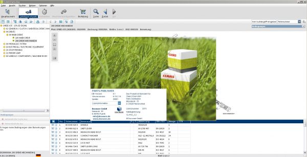 Claas Parts Doc 2.2 Agricultural Updated 681 06.2021 EPC Spare Parts Catalog DVD 1 1