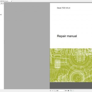 Claas SCORPION Deutz TCD 3.6 L4 Repair Manual EN 1