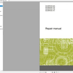 Claas Scorpion 635 732 736 741 Repair Manual EN 1