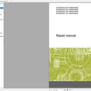 Claas Scorpion 635732736741 Varipower 2179 002 Repair Manual EN 1