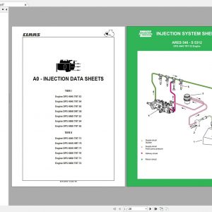 Claas Tractor ARES 506 606 Repair Manual EN 1