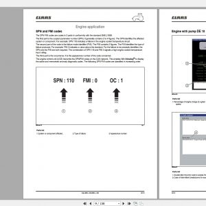 Claas Tractor ARES 806 Repair Manual EN 1