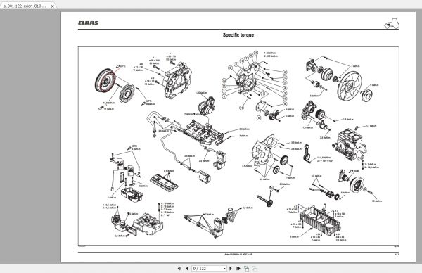 Claas Tractor Axion 810 850 Repair Manual EN 2