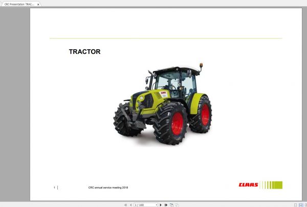 Claas Tractor CDS HARVESTER SCORPION 2018 Central Academy 1