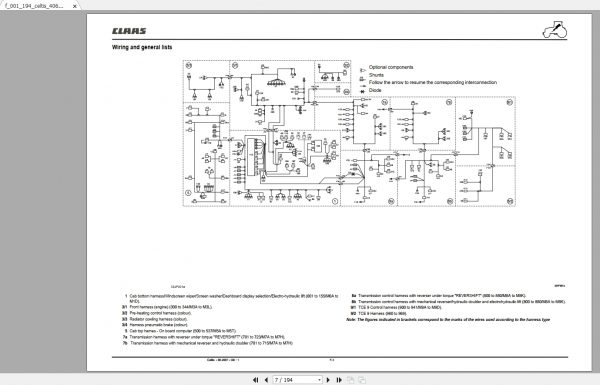 Claas Tractor CELTIS 406 Repair Manual EN 5