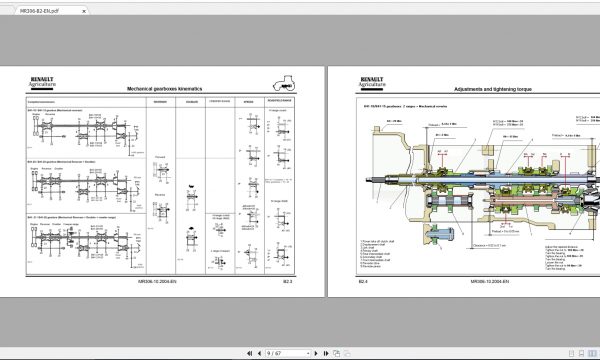Claas Tractor CERES MR306 Repair Manual EN 2