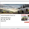 Claas Tractor Central Academy Tractor Preparation Check List 1