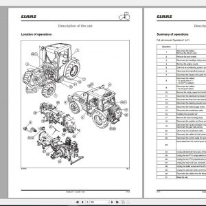 Claas Tractor NECTIS 207 Repair Manual EN Claas Tractor Nectis 207 Repair Manual En 4