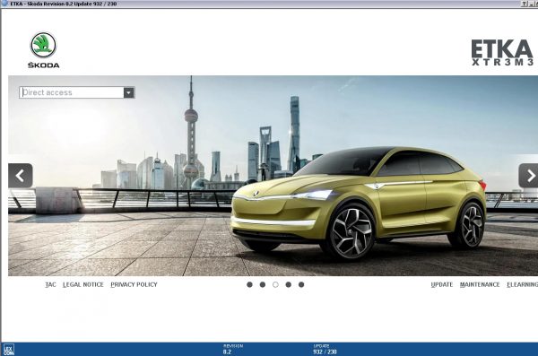 ETKA 8.2 Volkswagen Seat Skoda Audi Commercial Vehicles 04.2021 Spare Parts Catalog DVD 1