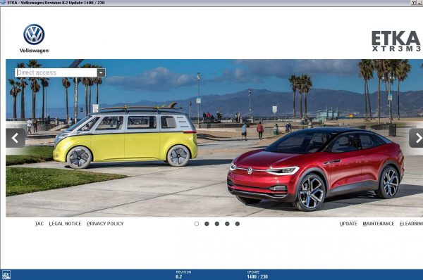 ETKA 8.2 Volkswagen Seat Skoda Audi Commercial Vehicles 04.2021 Spare Parts Catalog DVD 4