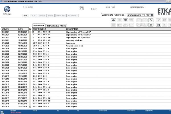 ETKA 8.2 Volkswagen Seat Skoda Audi Commercial Vehicles 04.2021 Spare Parts Catalog DVD 6