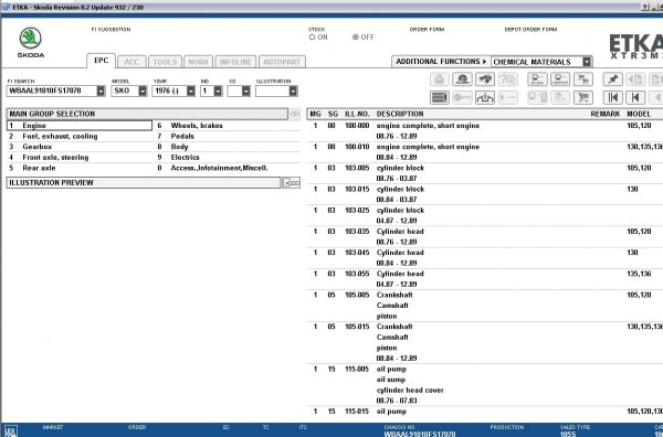 ETKA 8.2 Volkswagen Seat Skoda Audi Commercial Vehicles 04.2021 Spare Parts Catalog DVD 8