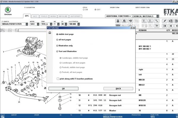 ETKA 8.2 Volkswagen Seat Skoda Audi Commercial Vehicles 04.2021 Spare Parts Catalog DVD 9