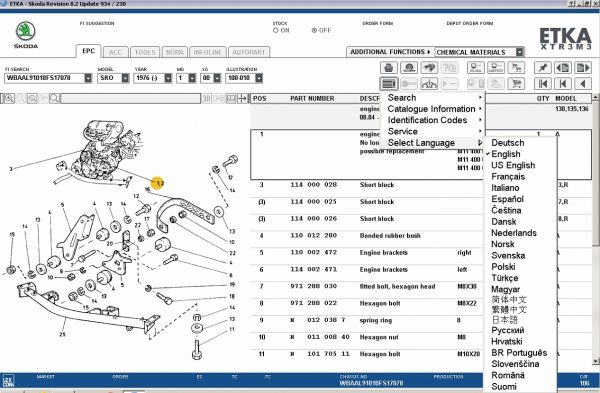 ETKA 8.2 Volkswagen Seat Skoda Audi Commercial Vehicles 05.2021 Spare Parts Catalog DVD 12