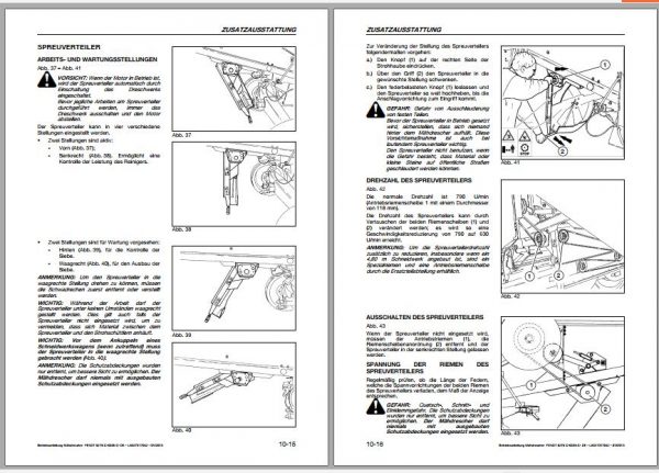 FENDT Combine Harvesters 5275C 6335C C PL DE Operators Workshop Manuals 2013 6